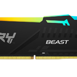 KINGSTON FURY BEAST RGB 32GB DDR5 6000MHz CL36 - BLACK