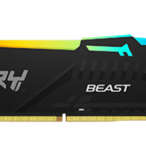 KINGSTON FURY BEAST RGB 16GB DDR5 6000MHz CL36 - BLACK