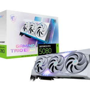 MSI GEFORCE RTX 5080 16GB GAMING TRIO OC EDITION - WHITE
