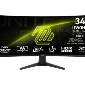 MSI MAG 346CQ 34" UWQHD 180HZ 1MS CURVED VA PANEL