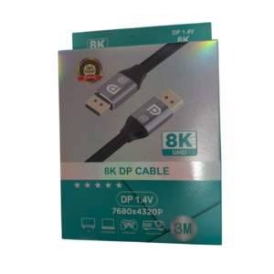 DISPLAY PORT 2.1 CABLE 8K 3 METERS DP TO DP