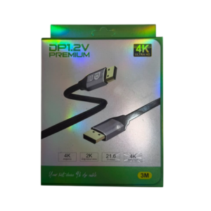 DISPLAY PORT 2.0 CABLE 4K 3 METERS DP TO DP